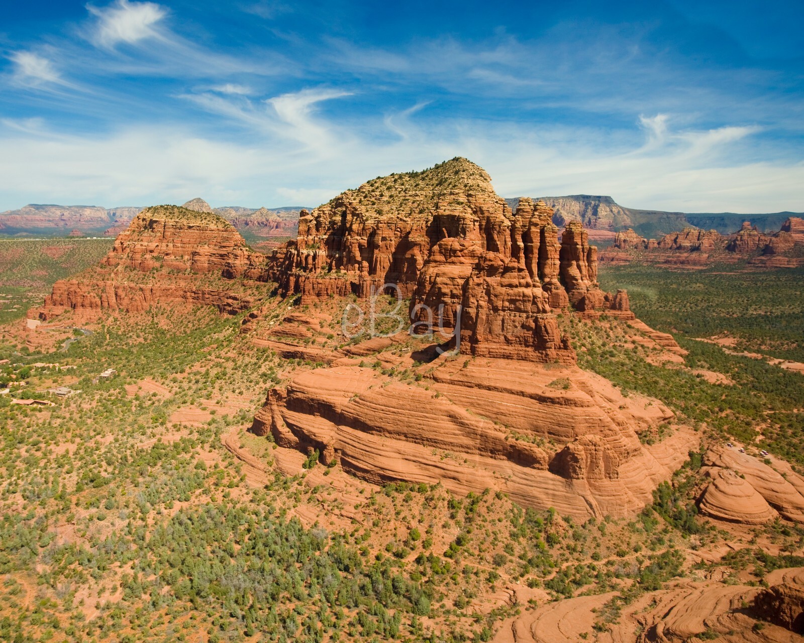 8×10 Photo of Bell Rock Formation, Sedona, Arizona. Free Shipping.