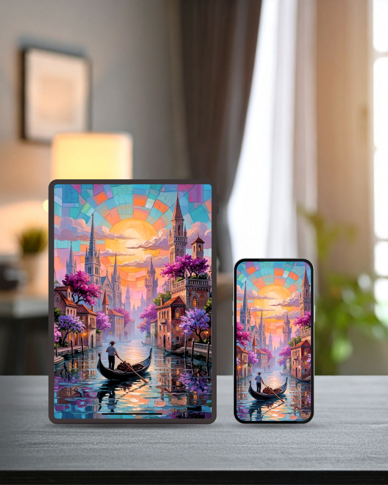 2 Images Digital Art Picture Printable Photo Wallpaper for Desktop and Mobile