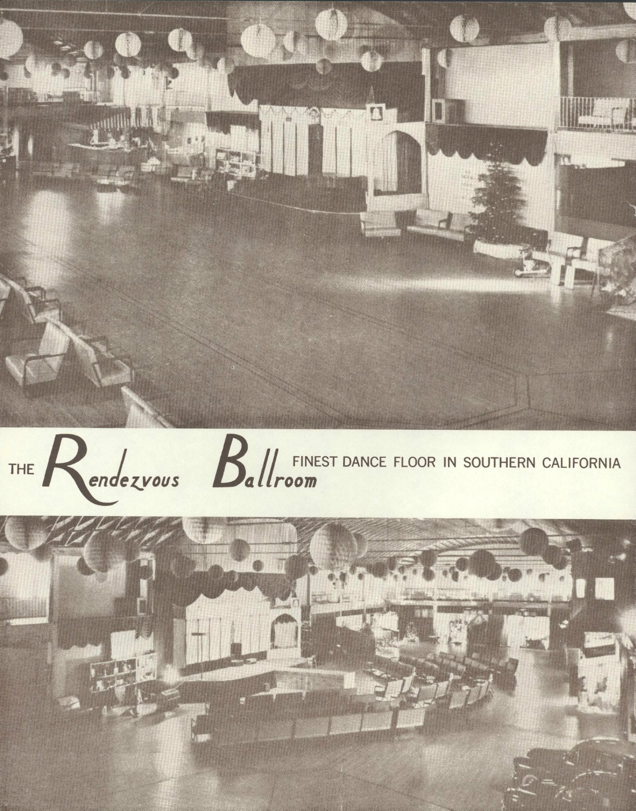 NEWPORT BEACH Balboa RENDEZVOUS BALLROOM Art Print 983 11″ x 14″