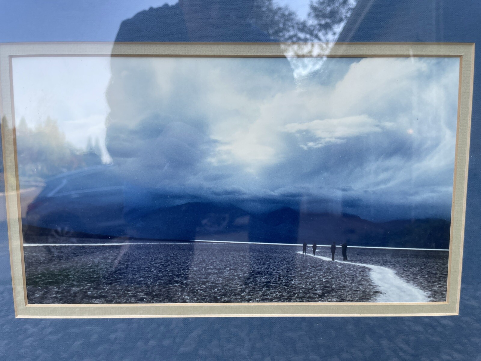 BADWATER Landscape Death Valley Pinole Camera Club Silver Framed 11”x 14” 1988