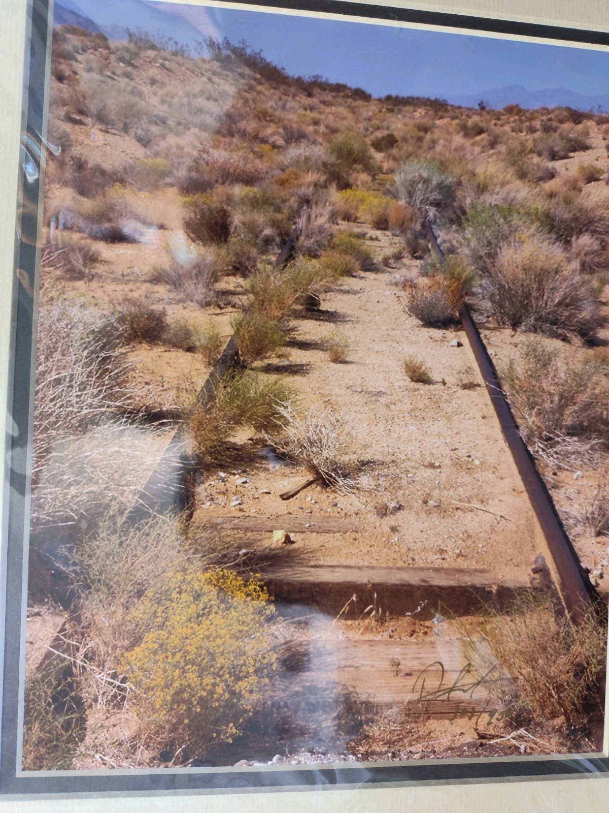 Don Schimmel Signed Numbered Photo 303/950 Photography Art “End Of The Line”