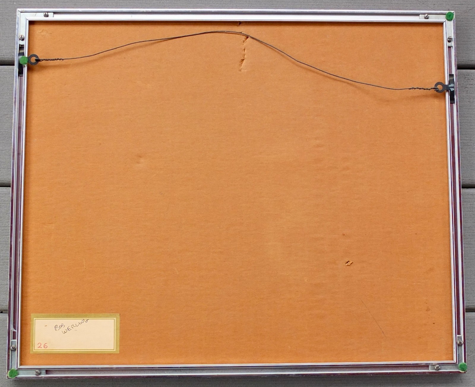 Robert (Bob) Werling 1976 Photograph Of Light In Forest Pencil Signed In Frame