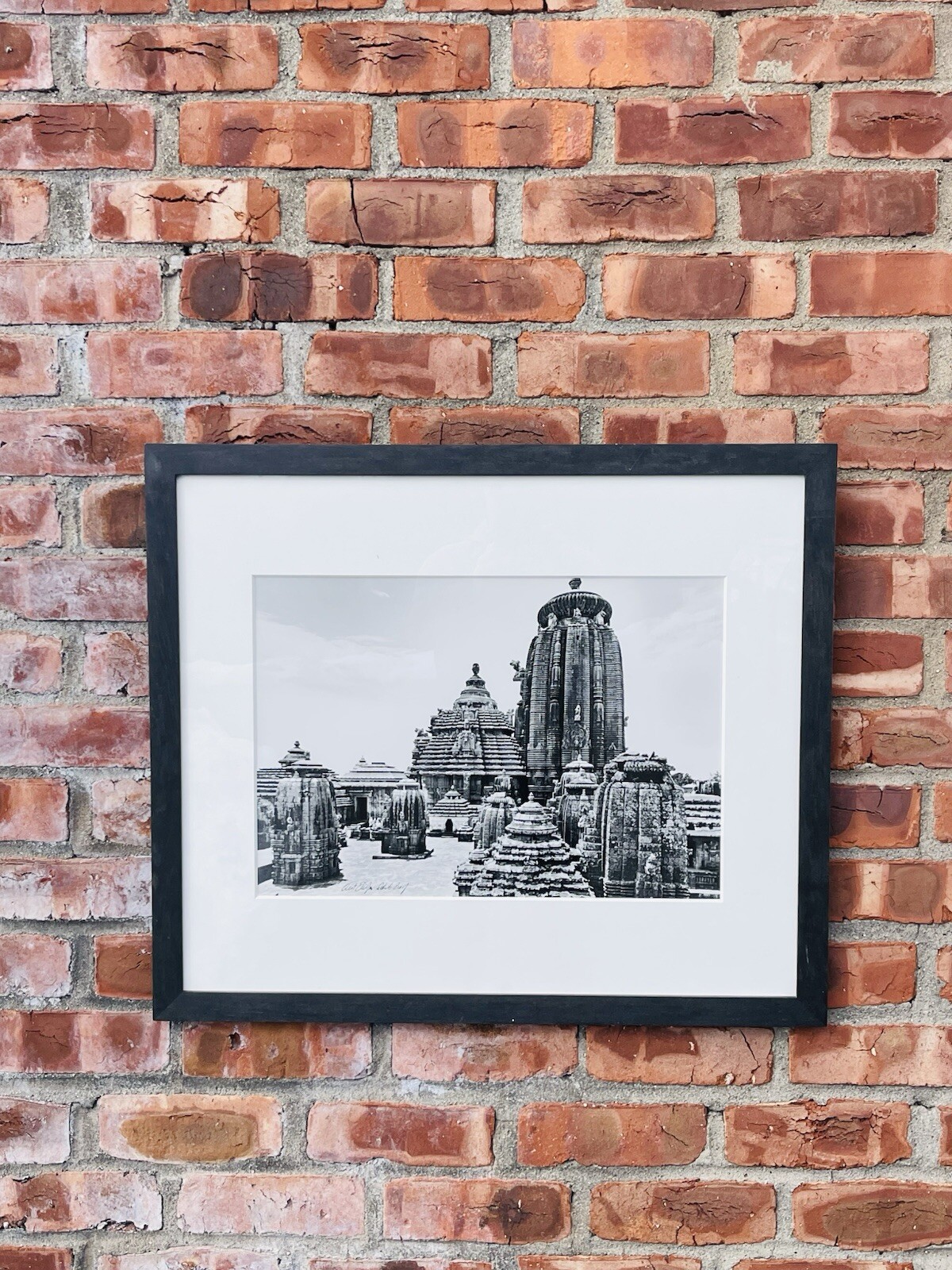 New York Photojournalist Eliot Elisofon Signed Photo. Lingaraj Temple India 1955