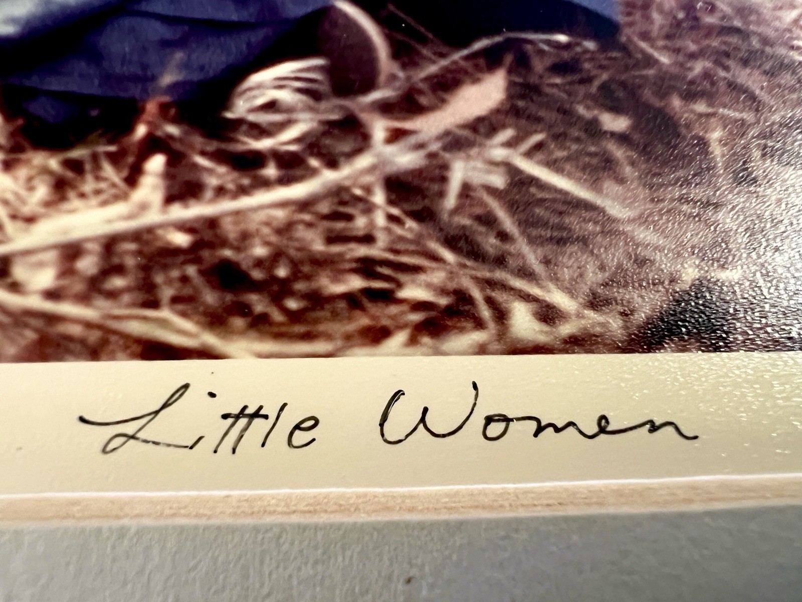 BILL COLEMAN Photograph AMISH Little Women SIGNED Matted PHOTO Pennsylvania