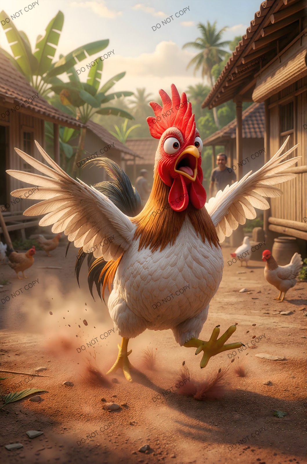 Digital Image Picture Photo Wallpaper Background Desktop Rooster AI Art Products