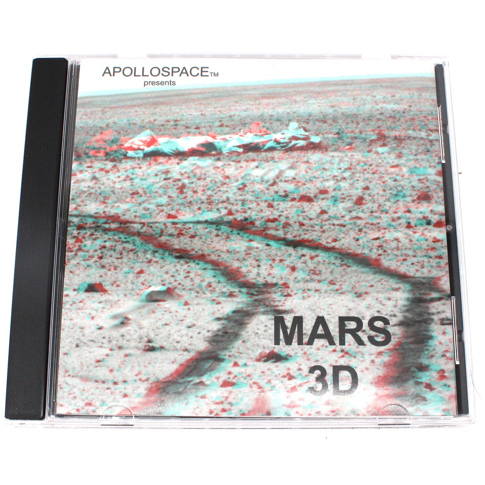 Apollospace Mars 3D 300 Images of Mars Anaglyph Glasses CD-ROM for PC or MAC