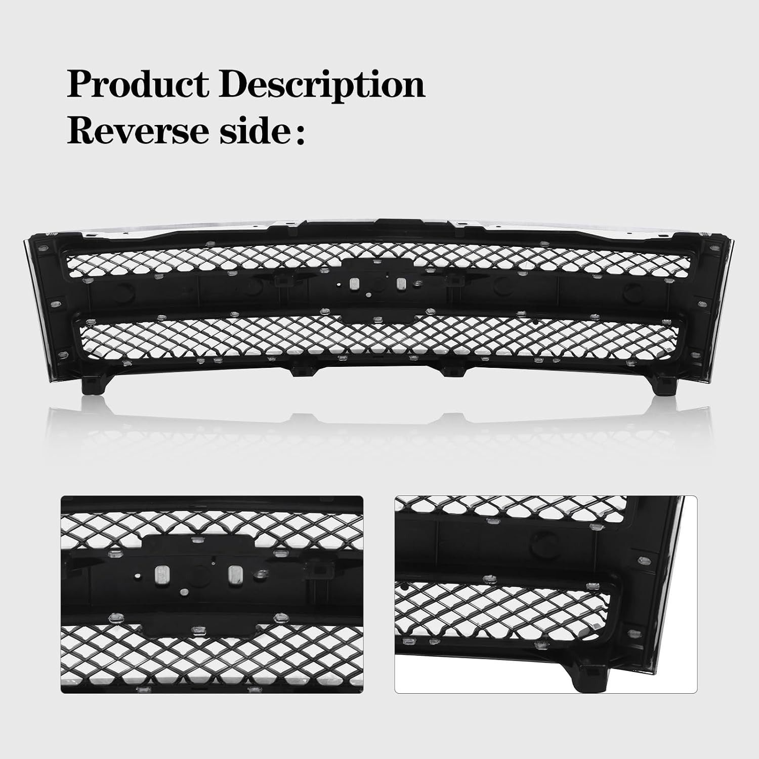 Front Grille Grill Fits Chevrolet Silverado 1500 07-13 | Front Grille Replacemen