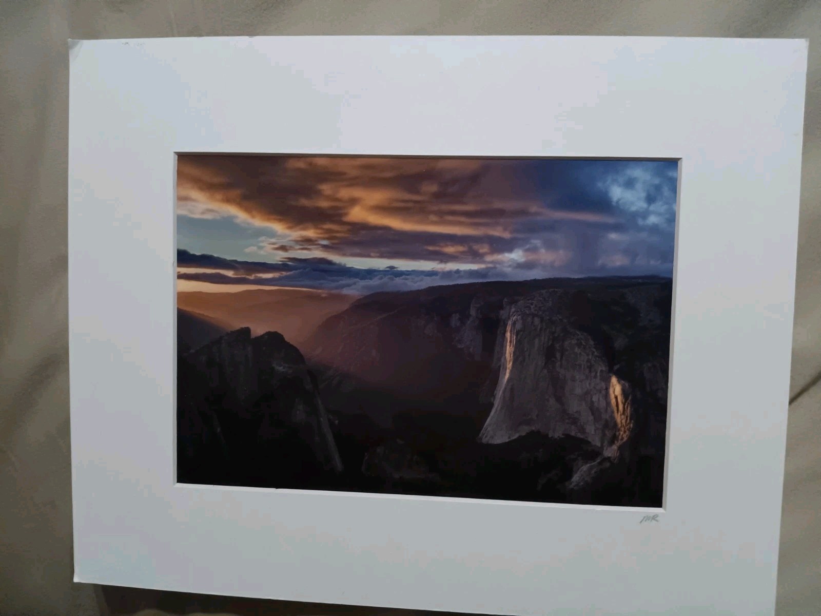 Mike Reeves, Sunset, Taft Point, Yosemite National Park Photograph 2016