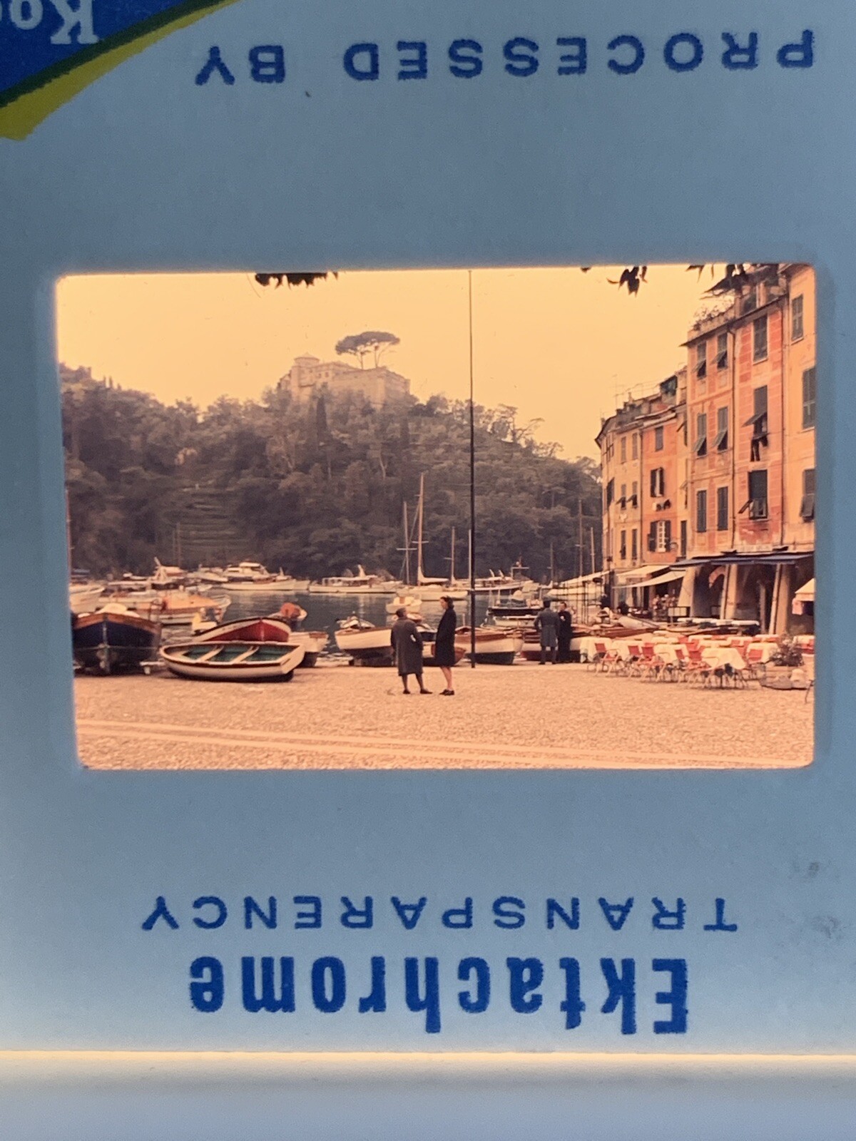 1960’s Amateur Ektachrome 35mm Slide Lot Of 40 Portugal Vacation Austria Boats