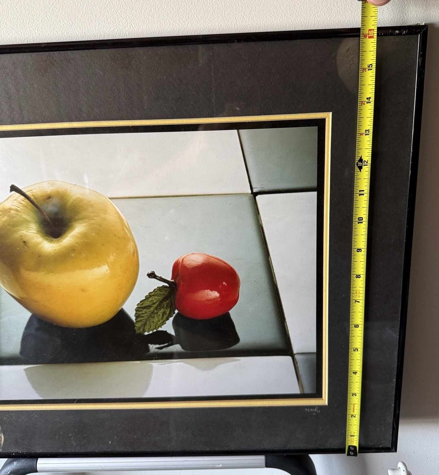 Robert Allen Merlo Signed Photograph “Still Life” Vintage Framed Art 20″ Wide