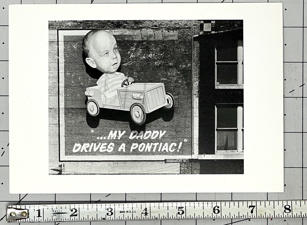 Nathan Lyons (1930-2016) Art Announcement Card April 2000 – Notations