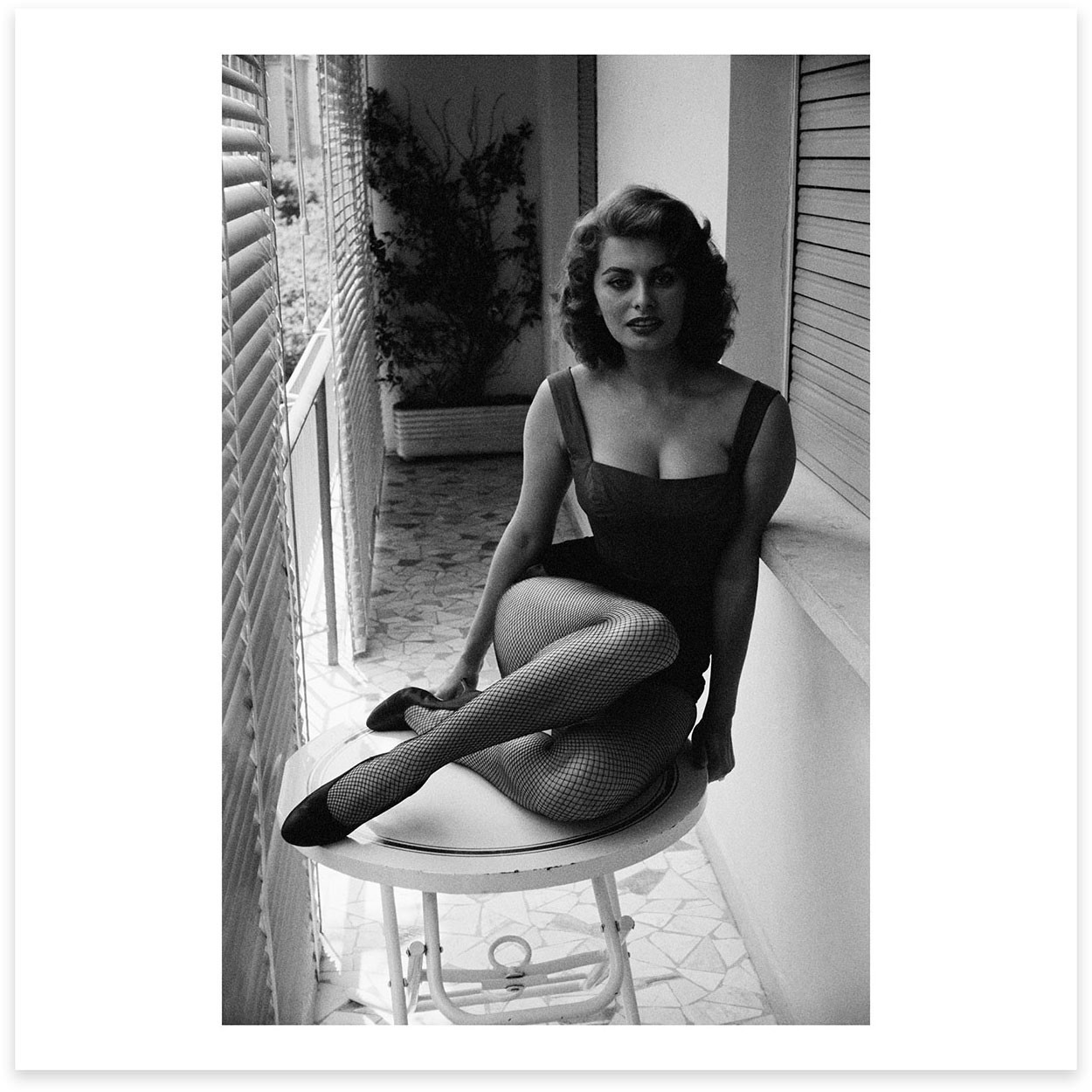 David Seymour Sophia Loren At Her Home Rome Italy Ltd Ed Magnum Photograph Print