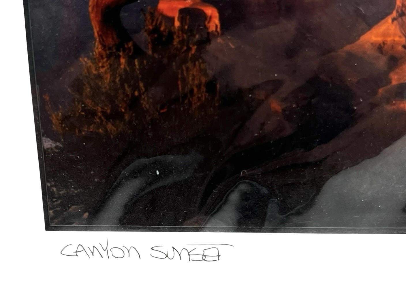 Canyon Sunset Signed Photo The Grand Canyons Landscape 4.5 x 6.5 Matted 8 x 10