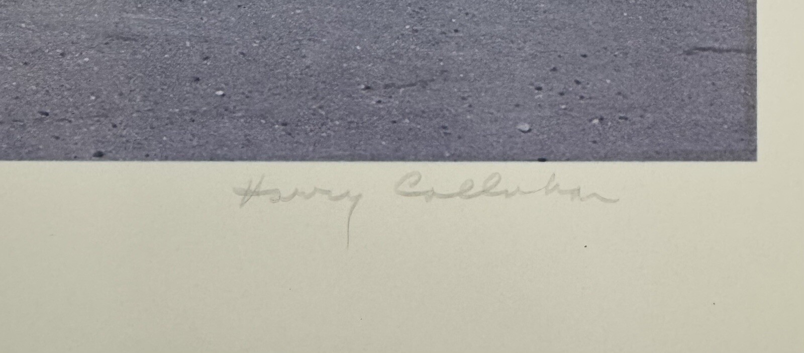 Original 1981 Harry Callahan Morocco Street Scene Dye Transfer Photograph SIGNED