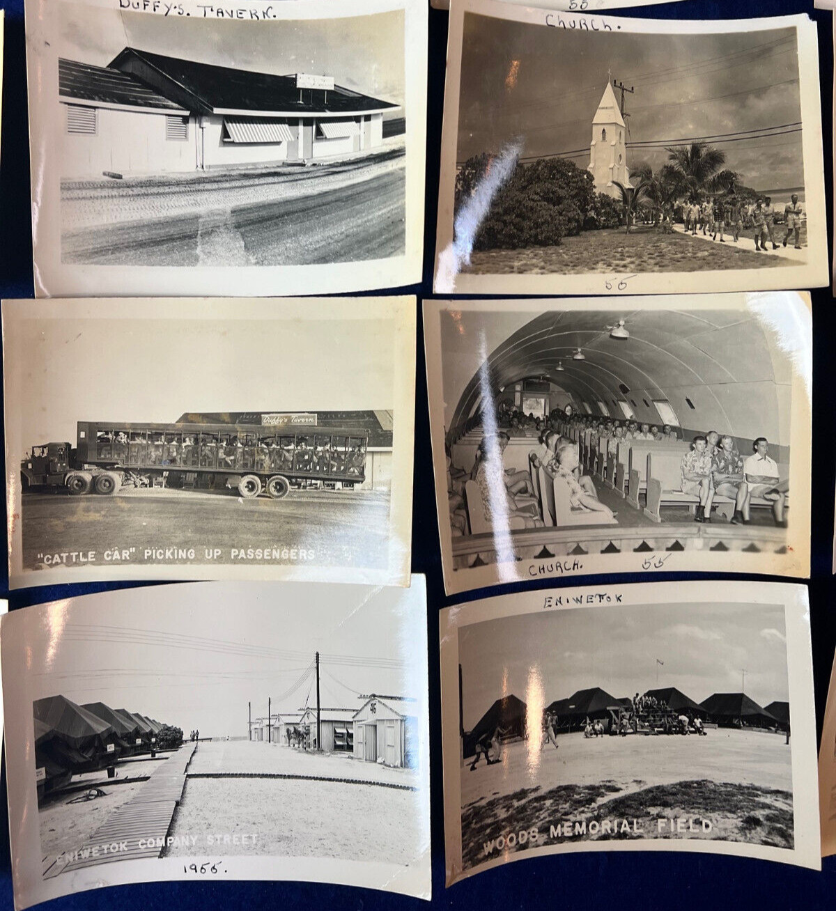 Photos of WWII Naval Base Now Destroyed by Nuclear Bomb Eniwetok Atoll Lot