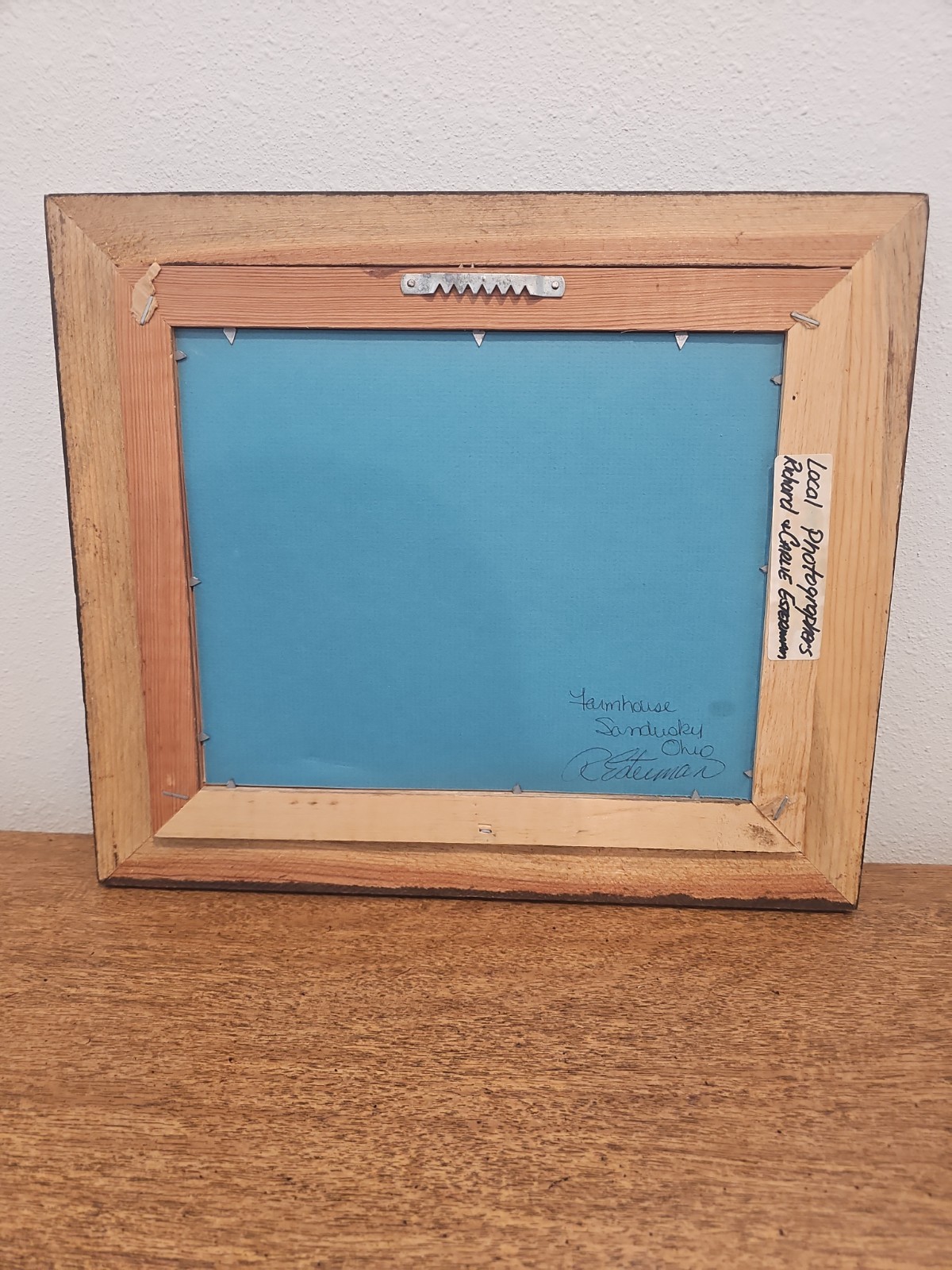 Richard Esterman Autographed Signed Vintage Farmhouse Sandusky Ohio Framed Art