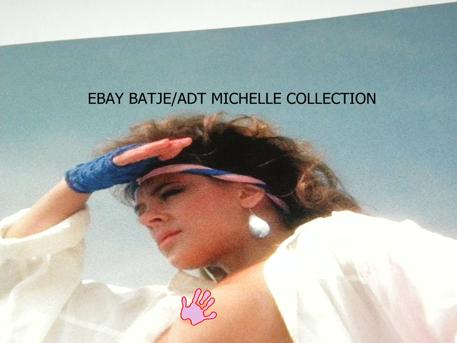 MICHELLE BAUER SCREAM QUEEN COLOR PHOTO AUTOGRAPHED BEACH 11×17