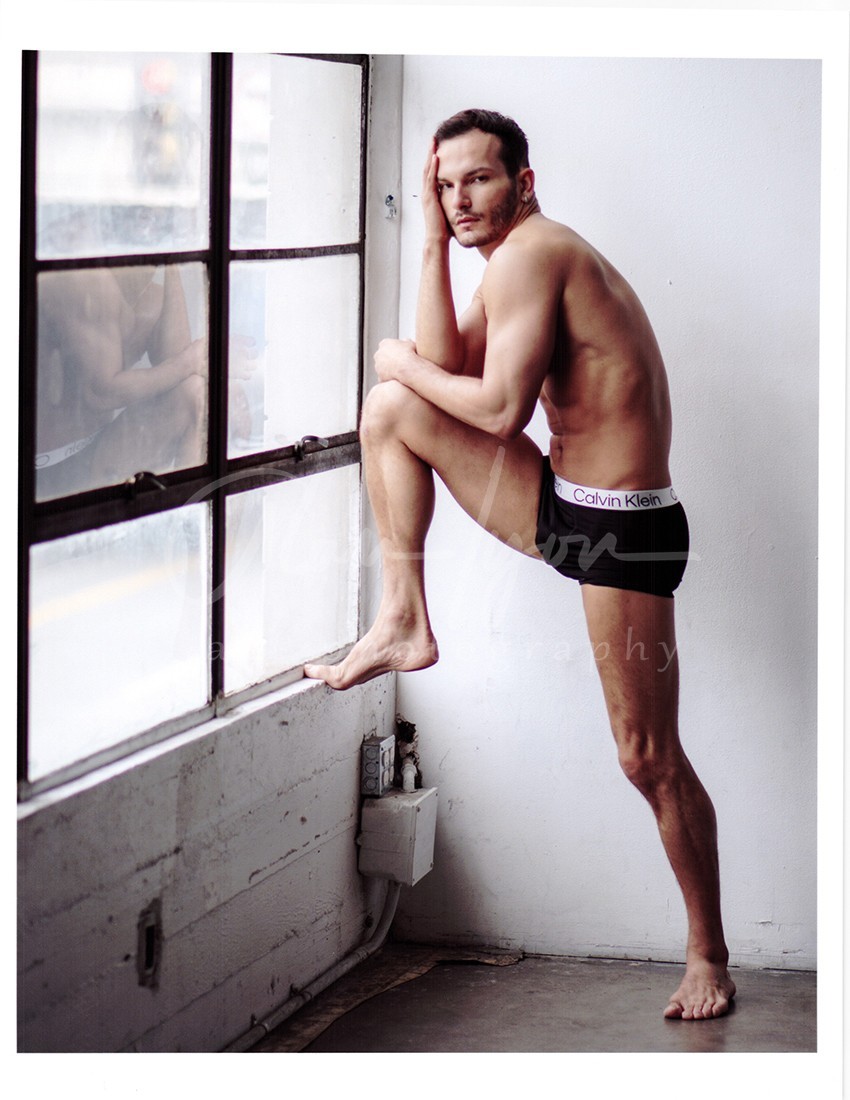 11 X 8.5 Alan Lyon Original Male Photo gay interest (2) Marcellus reflection