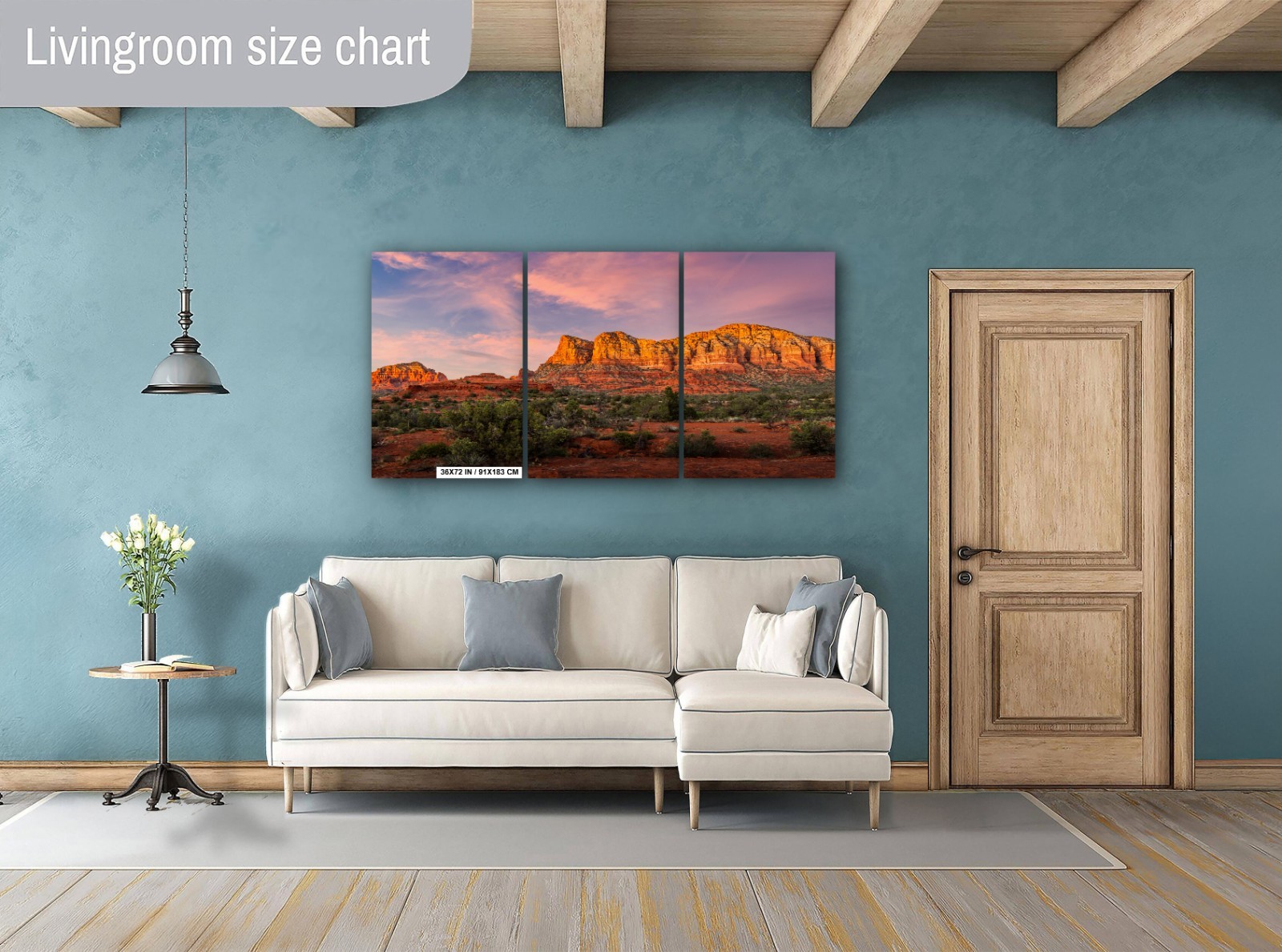 Sedona Arizona Red Rock Crossing Photography Wall Art Home Decor