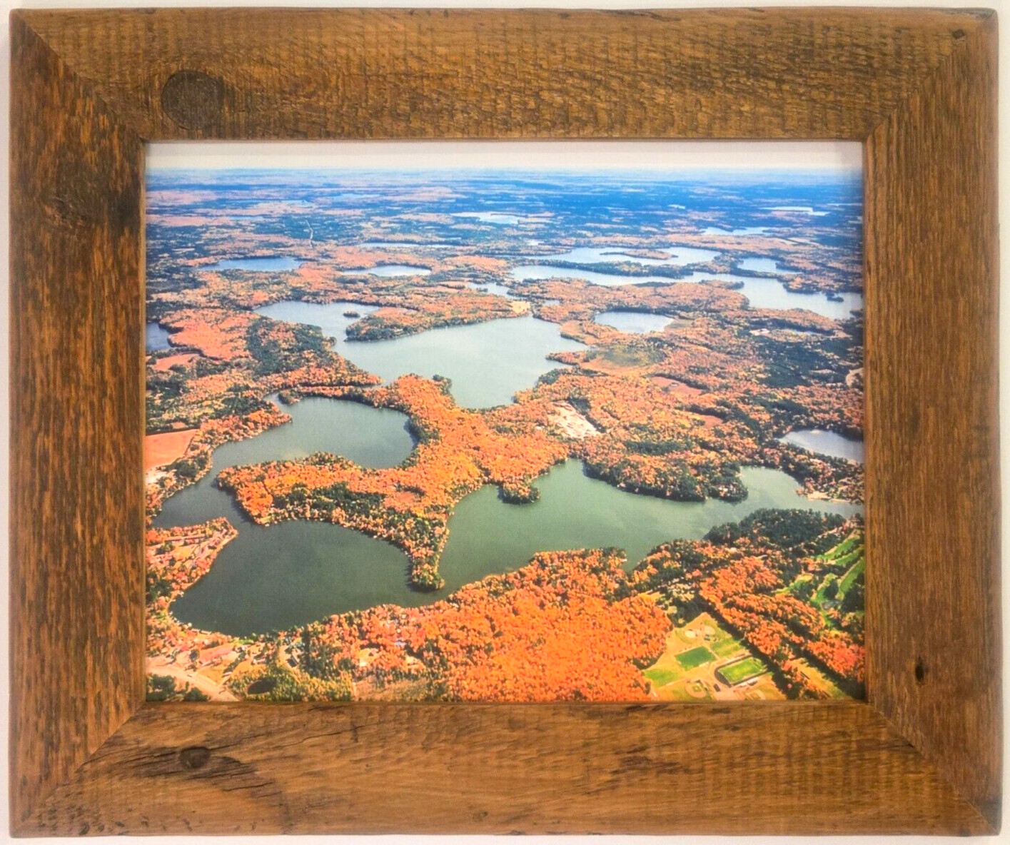 Eagle River Chain, Vilas Co, Eagle River, Wisconsin Aerial Photo. Frame Optional