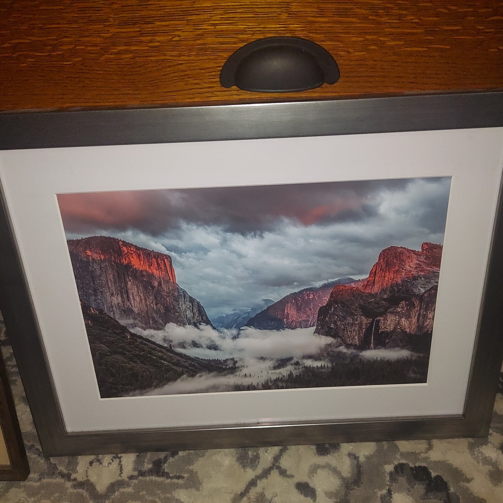 JIMMY CHIN Yosemite Sunset After The Storm Custom Framed Print L@@K Nature Photo