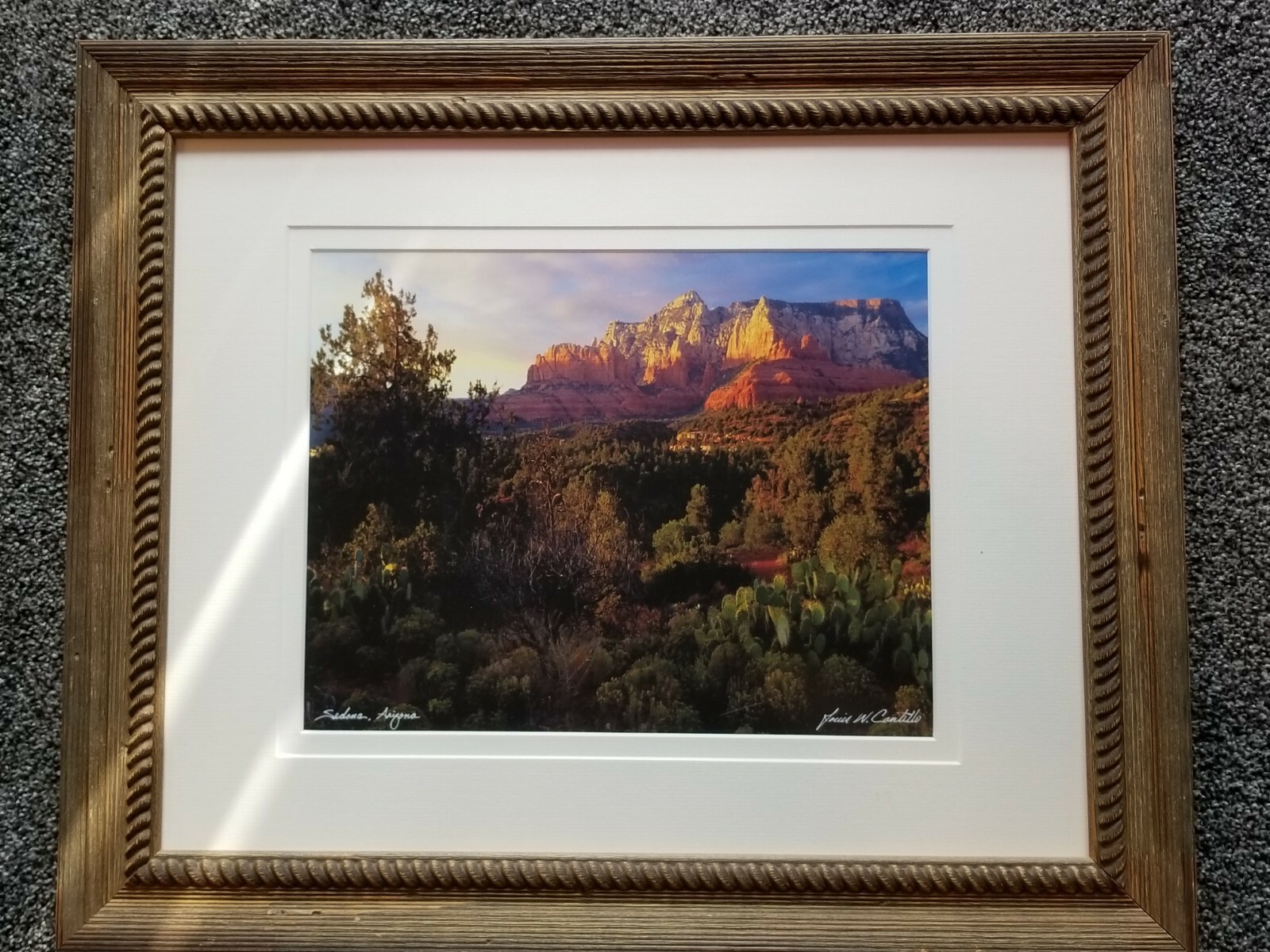Louis Cantillo Signed Photograph “Sedona Arizona”