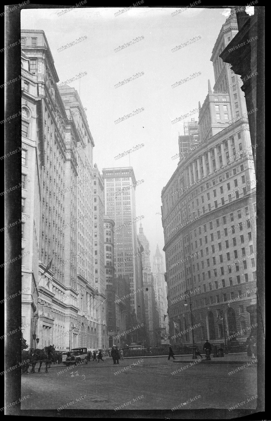 Vintage-Negative-Manhattan-New-York-USA-Broadway-Standard Oil Building-1920s-1