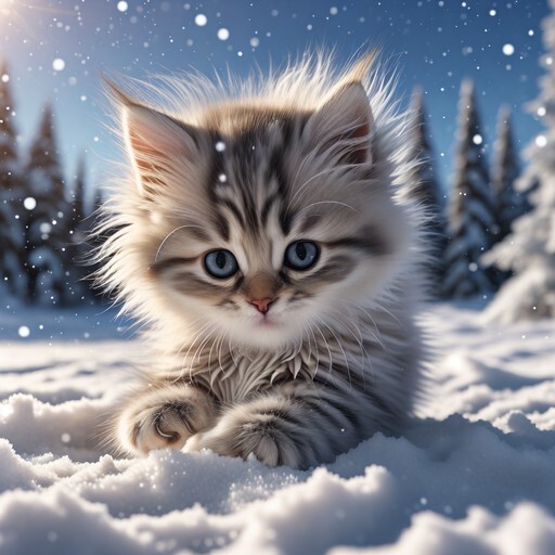 Digital Image Picture Photo Wallpaper Background Desktop Sample Product Snow Cat
