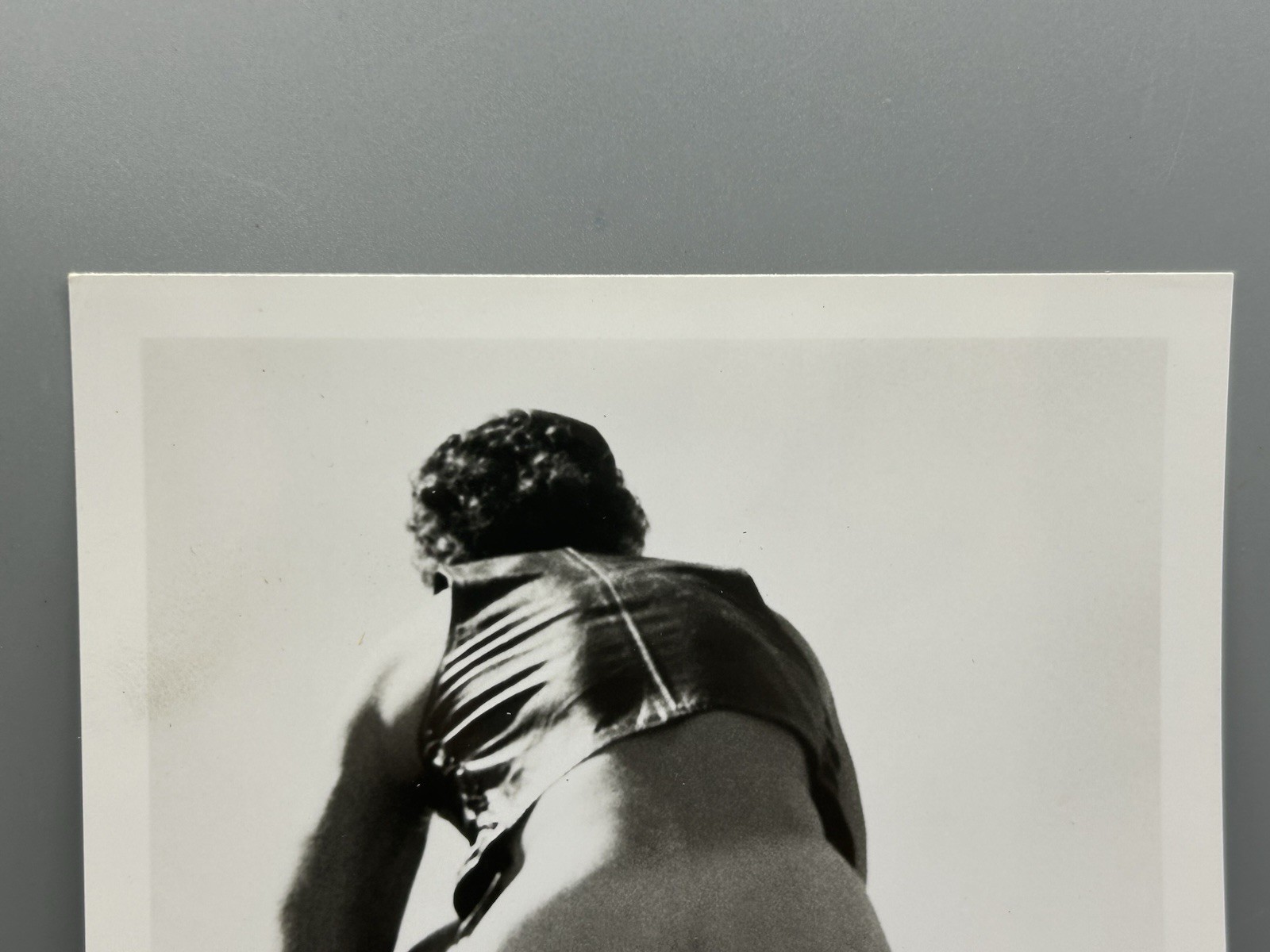 Vintage Photo KYLE HAZARD Target Studio 5×7 Male Physique Beefcake Leather Biker