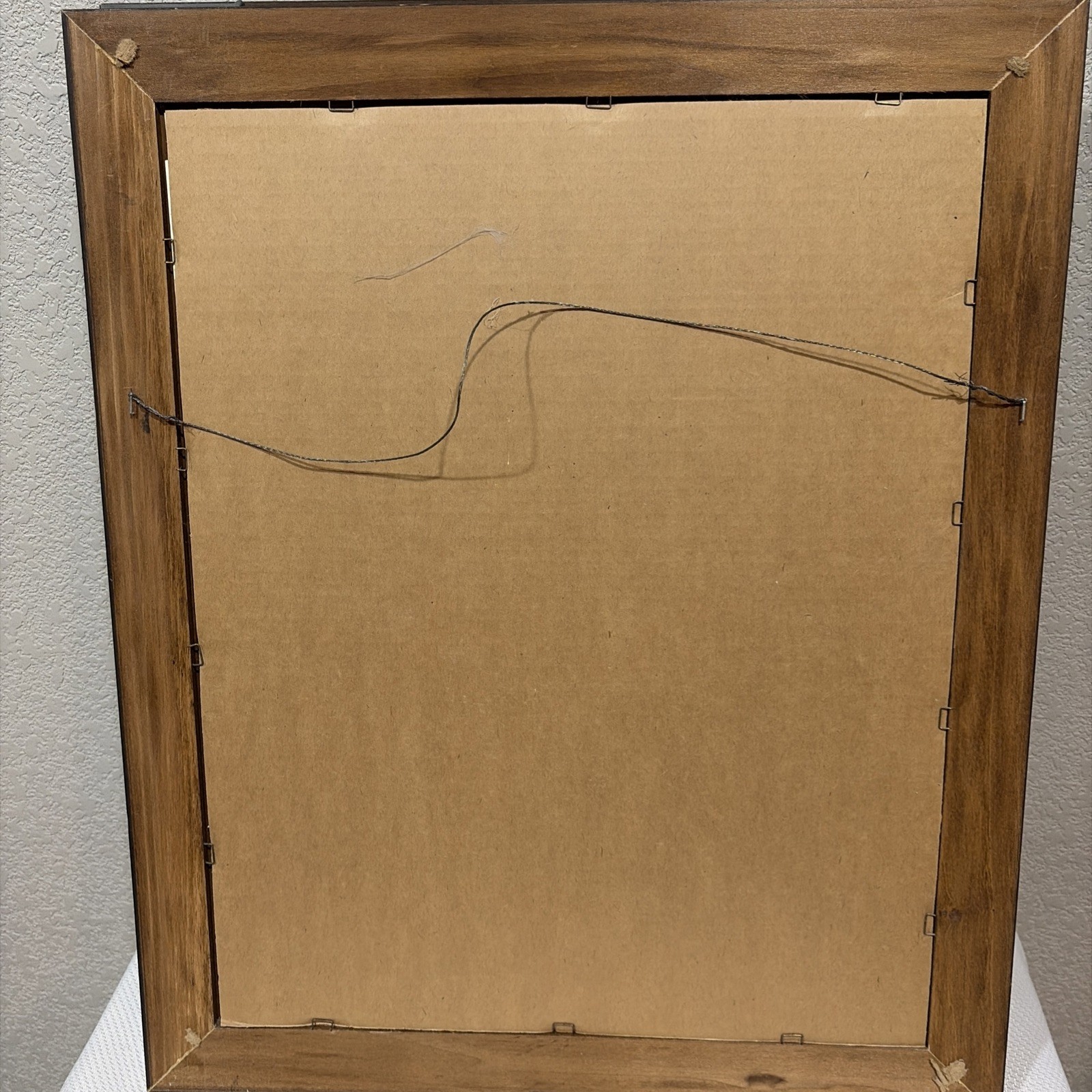 Set of (2) Signed 1971 Art Gore Prints w/ Wax Seals in Wooden Frames