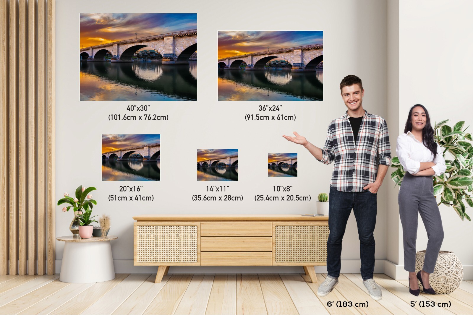 Lakefront Legacy: London Bridge Lake Havasu City Arizona Print