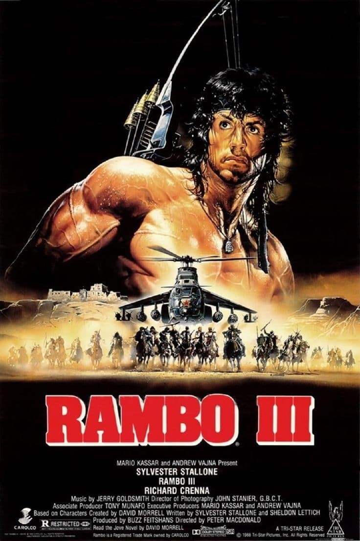 MOVIE PHOTO NO. 17 – RAMBO 3 (1988) – GLOSSY FINISH – 15X10CM – NEW