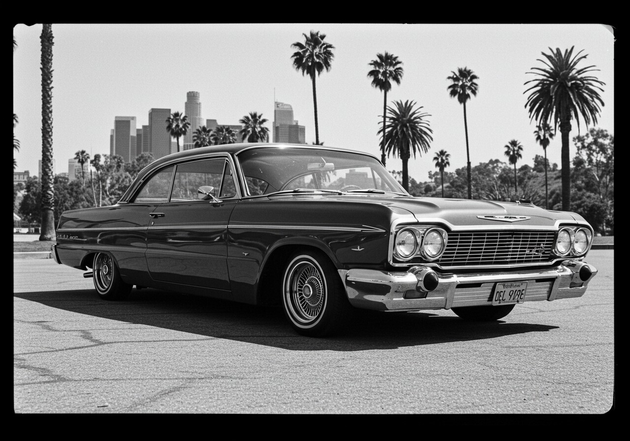 Digital Image Picture Photo Wallpaper Background Desktop AI Art Classic Car 2