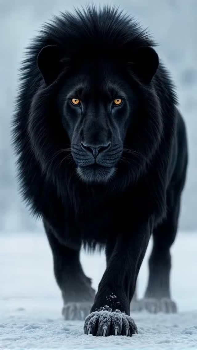 Digital Image Picture Photo Wallpaper Background Black Lion Art