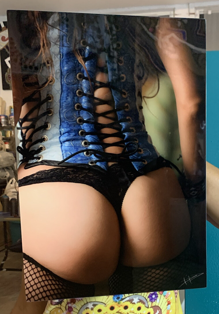 Museum Photo Pop Art Sexy Ass Metallic Print Art Basel 2021 Miami Photography