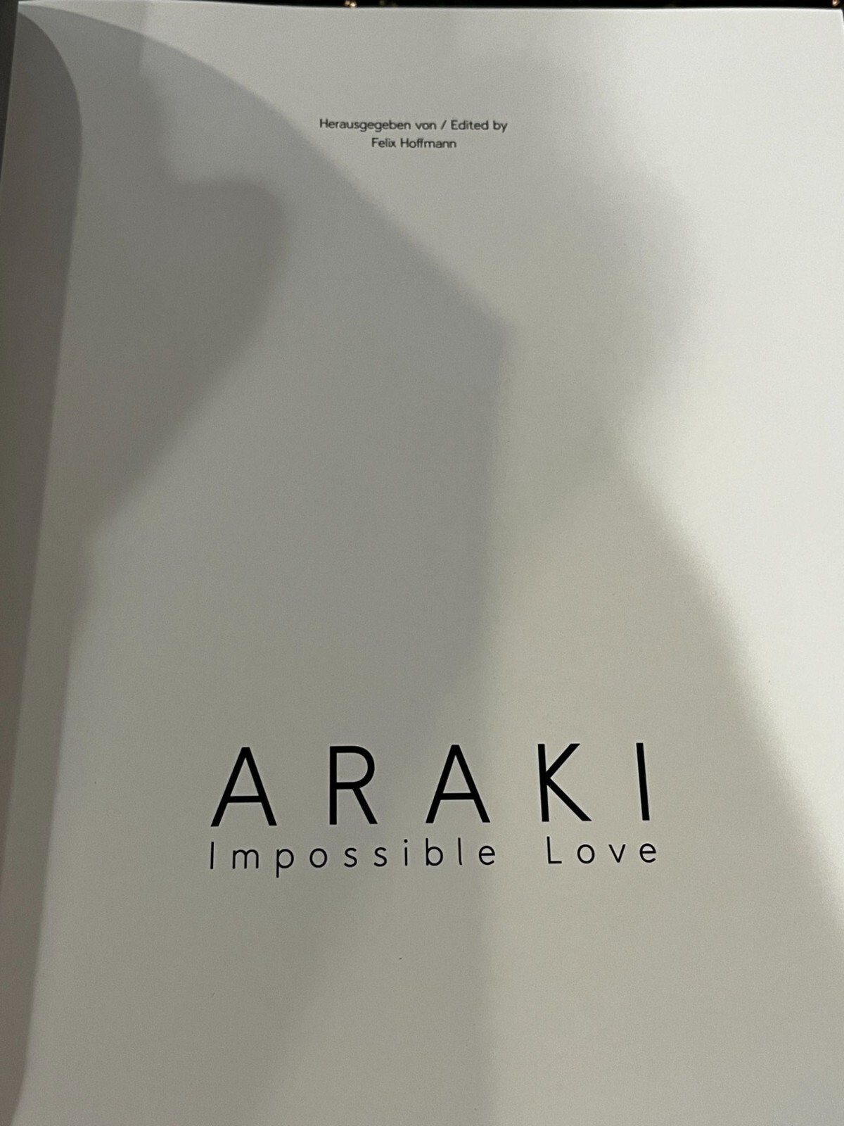 Impossible Love: Nobuyoshi Araki, A Photographic Journey through Japan art book