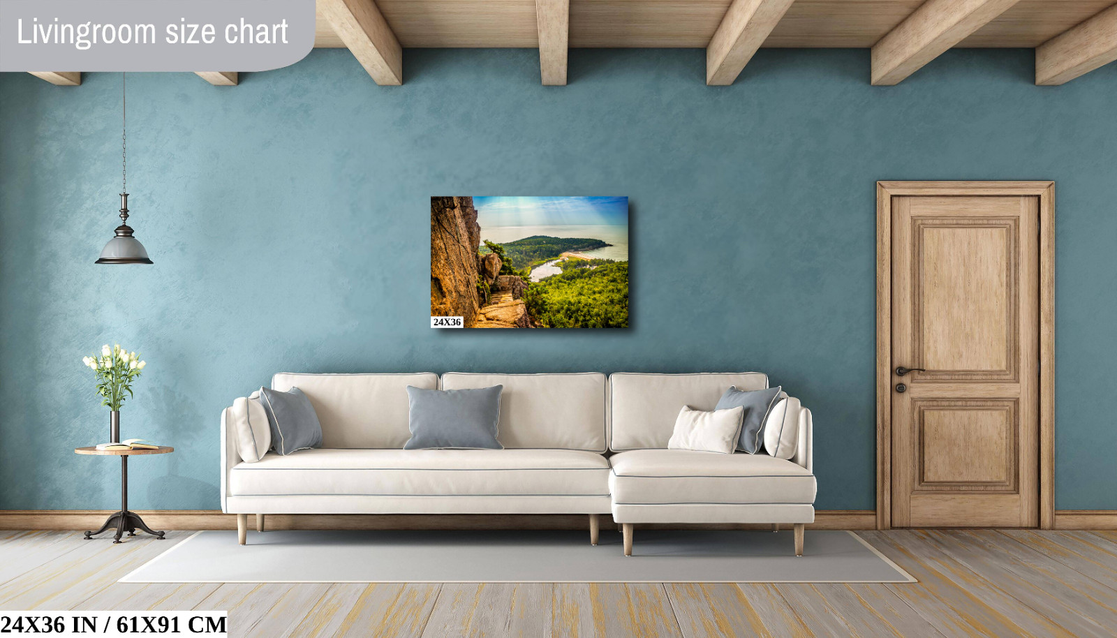 Trailblazing Adventure Beehive Trail Acadia National Park Photography Wall Art