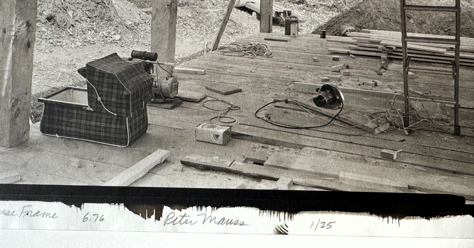 PETER MAUSS 1976 SIGNED NUMBERED LIMITED EDITION GELATIN SILVER PRINT