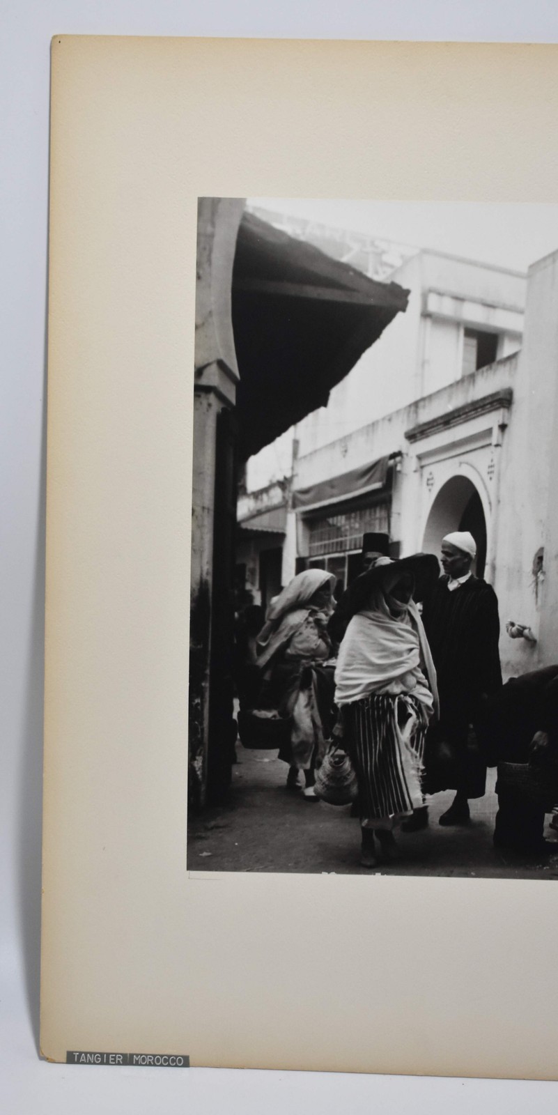 Vintage James W. Howlett Black and White Photograph, ‘Tangier Morocco’