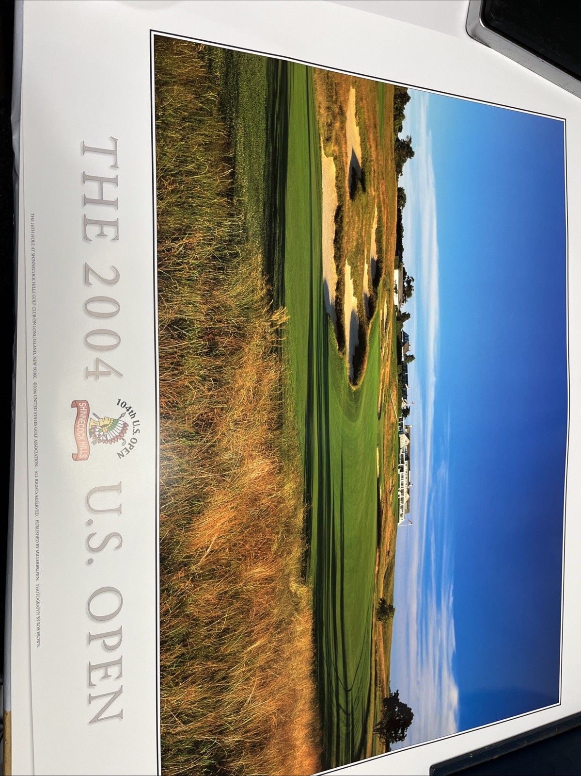 2004 – 104th US OPEN GOLF framed Art Photography 30x24inch aprox golf course