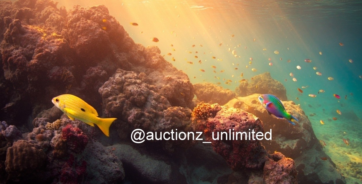 Golden Hour Light Rays Coral Reef Digital Wallpaper Underwater Download