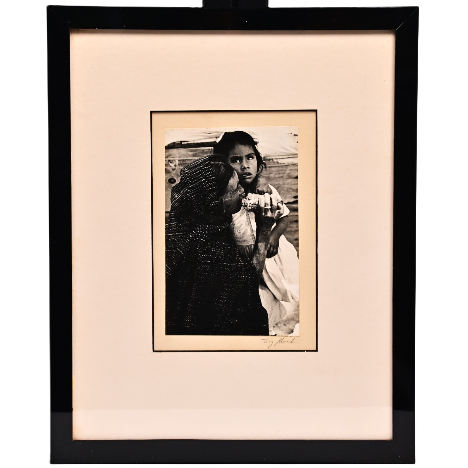 ANTHONY ALMEIDA Original Vintage Signed Humanitarian Silver Gelatin Photo Print