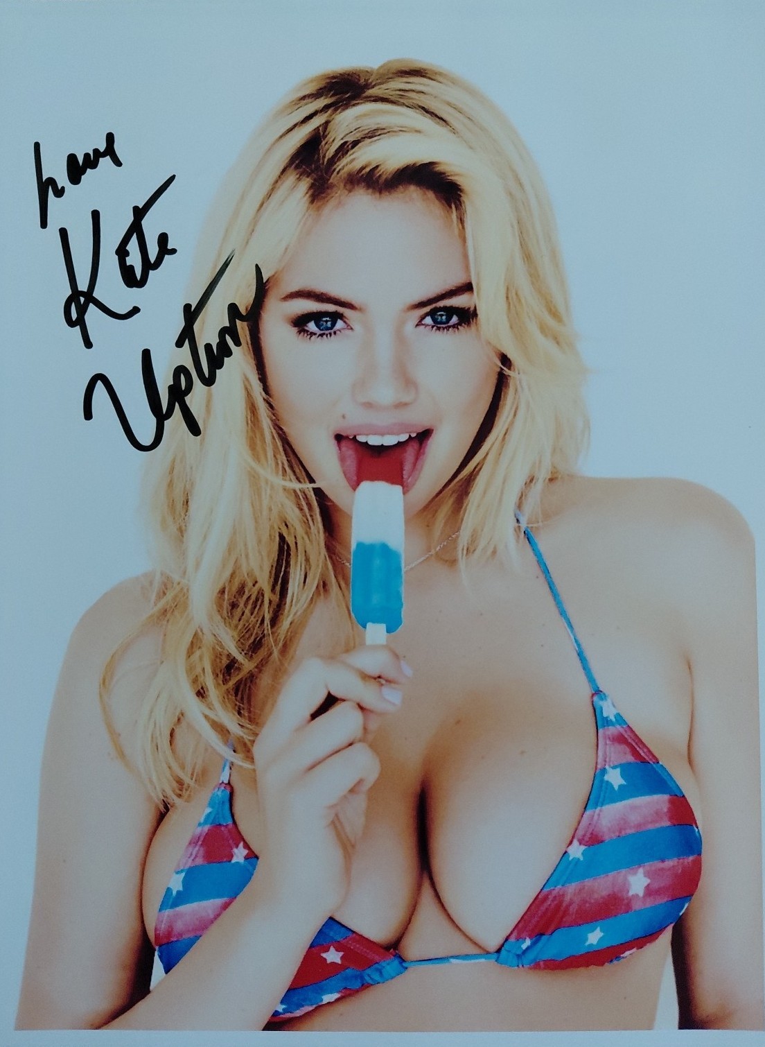 KATE UPTON * ACTRESS, Playboy & SI Model – Hand Signed 8.5×11 Autograph