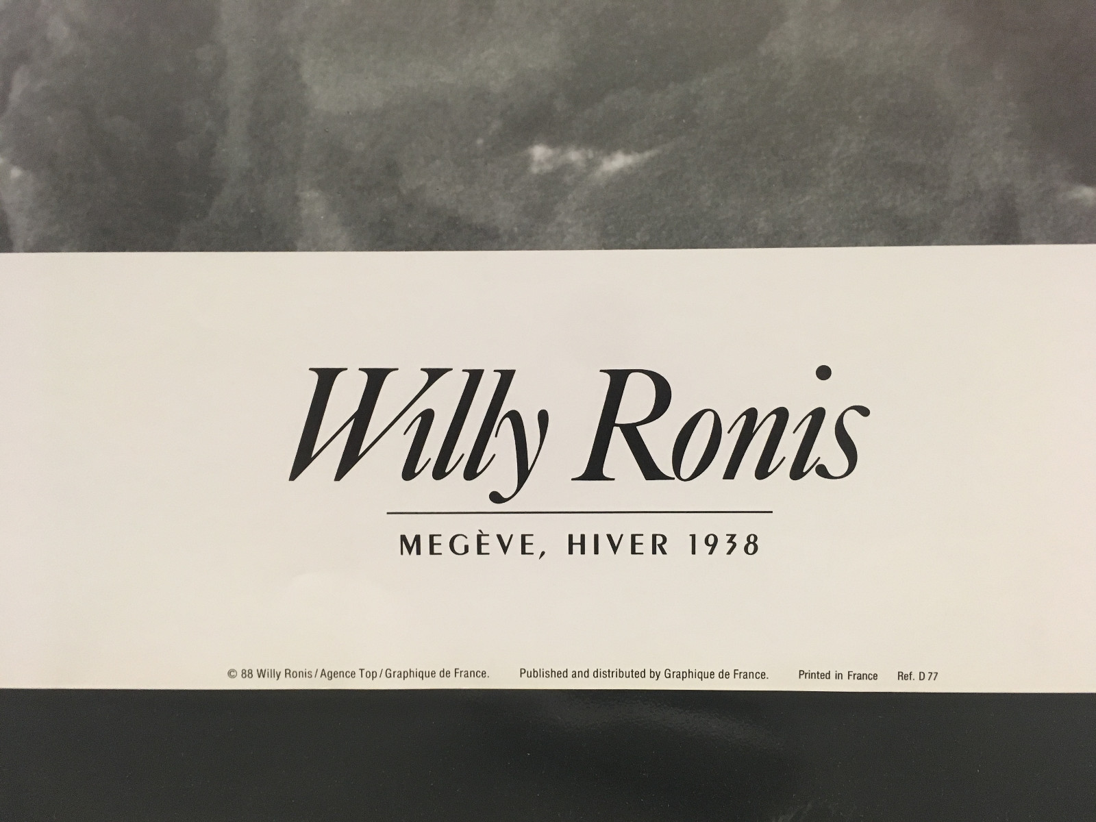 Willy Ronis – Megève, Hiver 1938 – 1988 – Offset