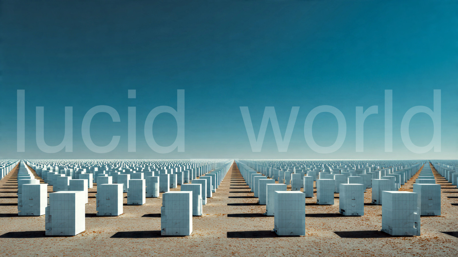 Futuristic Solar Farm Digital Download | Sci-Fi Desert Landscape | 4K Wall Art