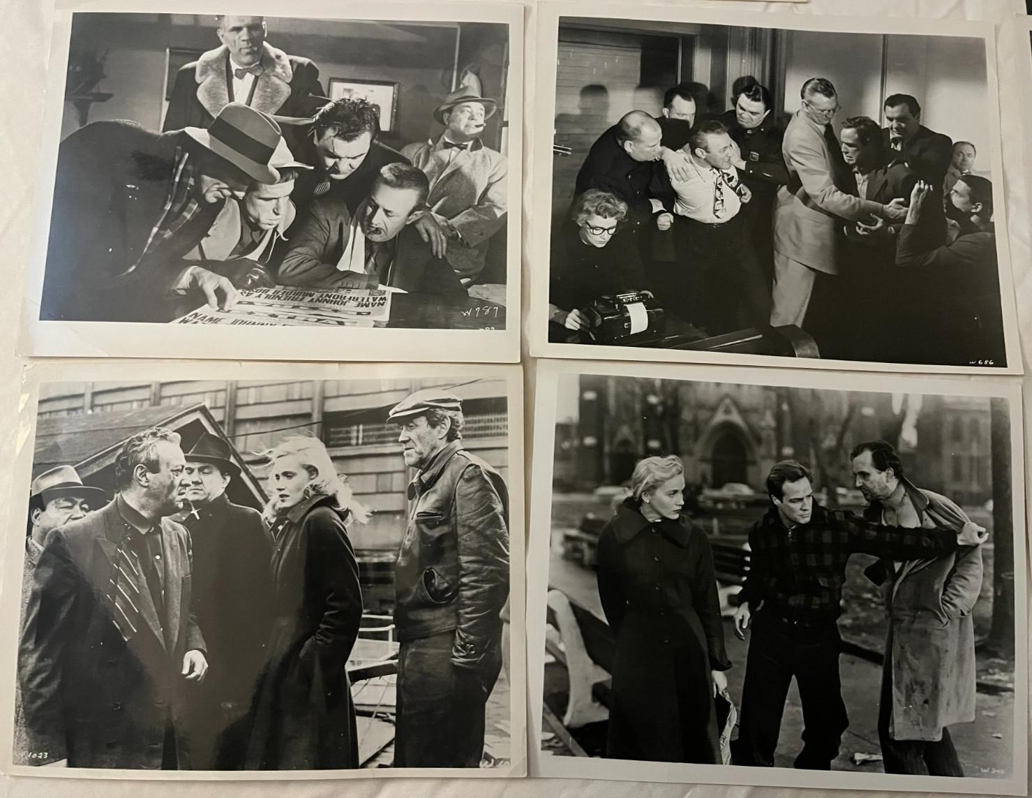 MARLON BRANDO ON THE WATERFRONT THE WILD ONE 12 VINTAGE 8X10 PRESS PHOTOS STILLS
