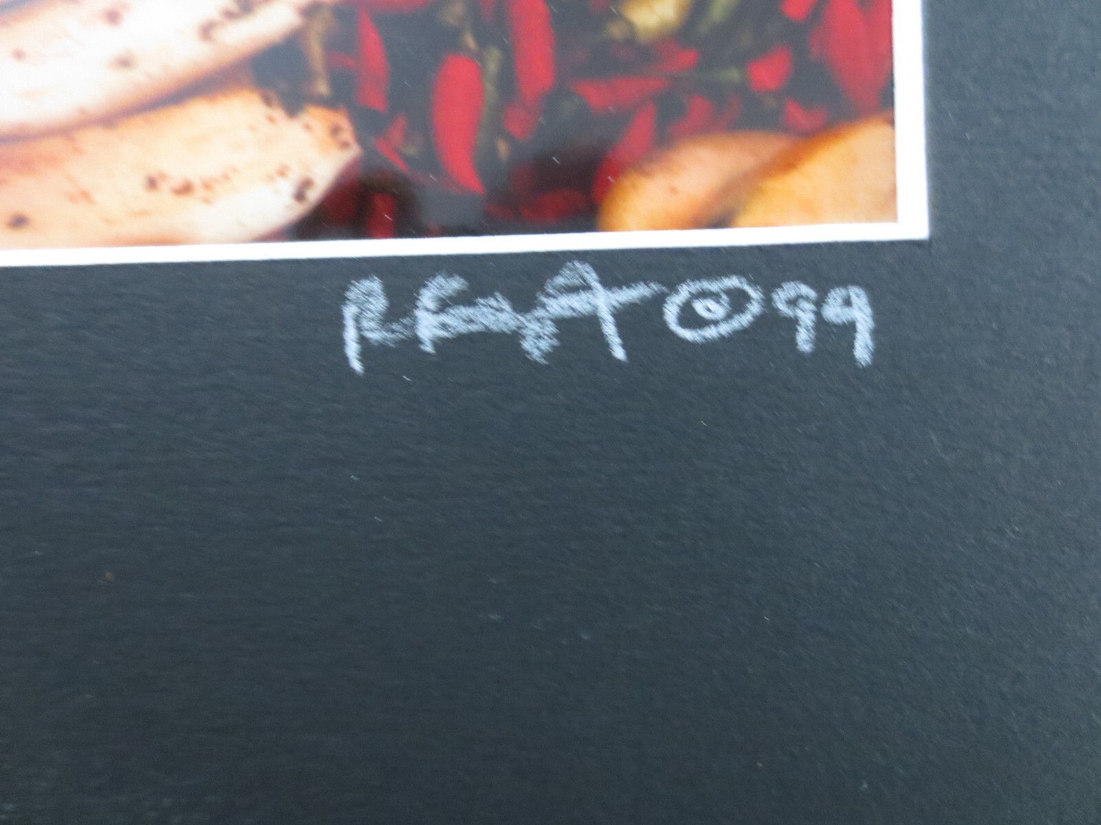 Frameable, Matted Roberta Forest BANANAS & PEPPERS 19/250 PHOTO – 10″ x 8″