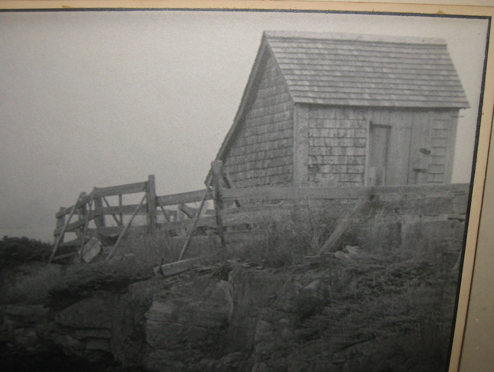 Vintage HARVEY FALK Lauderdale Lake Fishing Shack FLORIDA Pictorialist PHOTO
