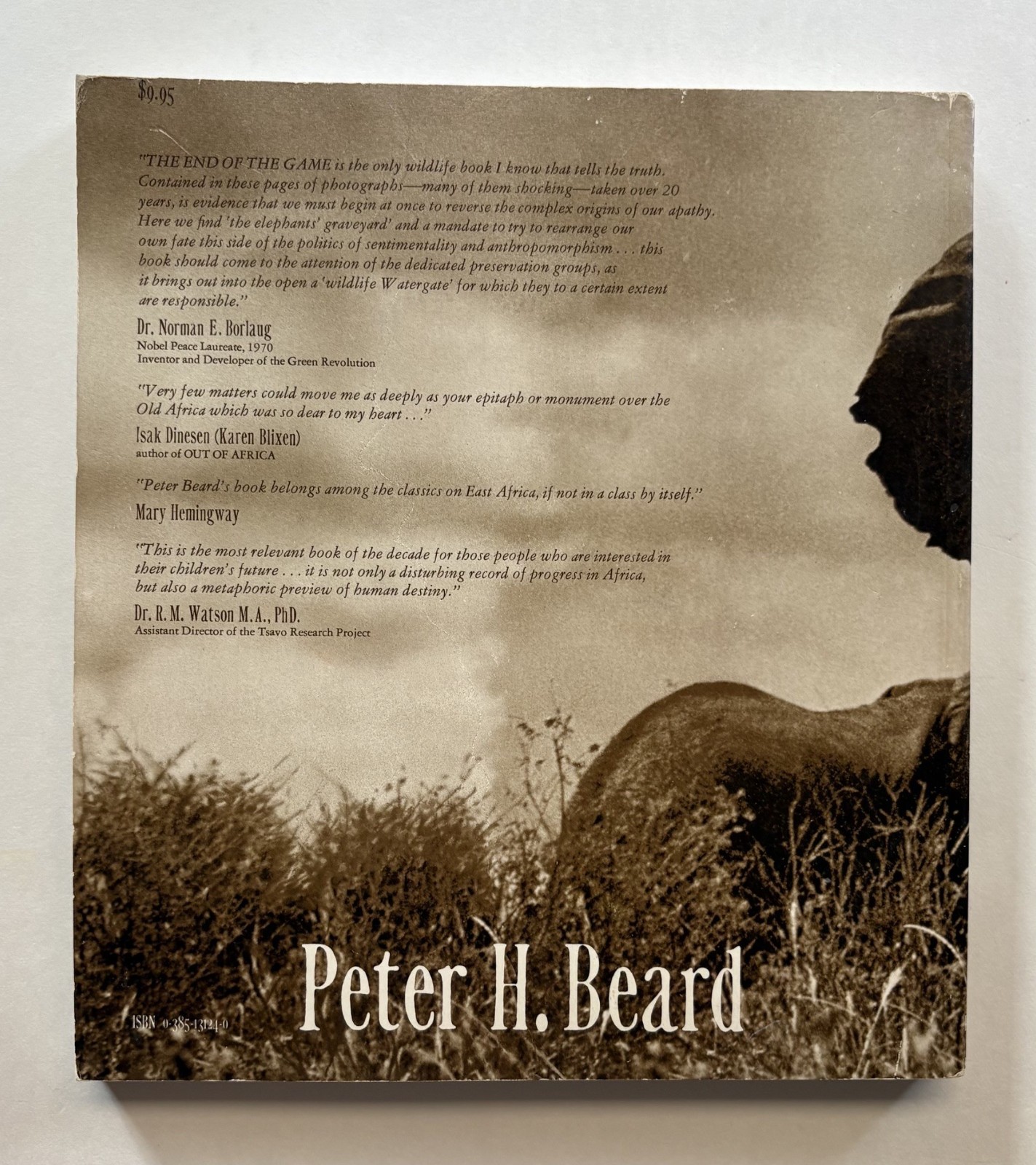 PETER BEARD SIGNED The End of the Game 1977