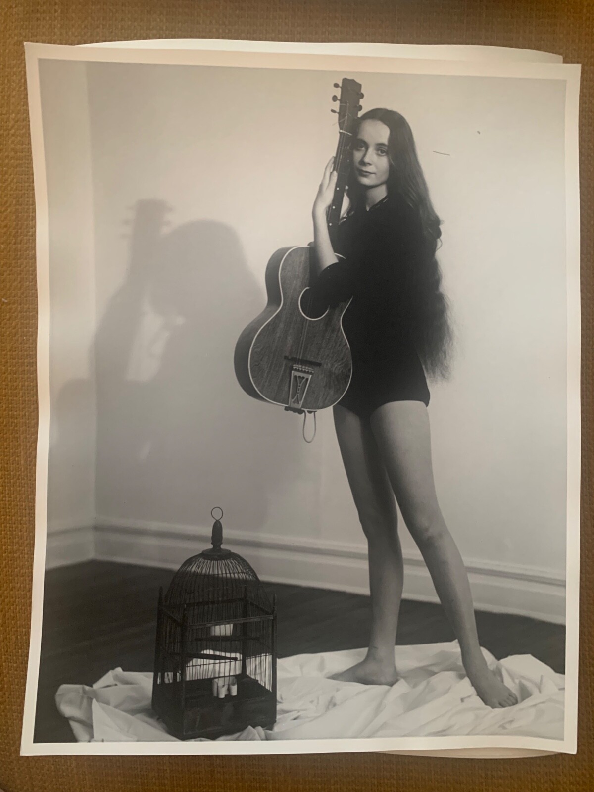 Andre de Dienes vintage photo, b/w gelatin silver print, 11×14